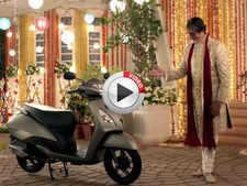 டிவிஎஸ் ஜுபிடர் ஸ்கூட்டர் விளம்பரத்தில் தோன்றும் நடிகர் அமிதாப் பச்சன்