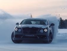 பனிக்கட்டி ஏரியில் அனல் பரப்பிய பென்ட்லீ பென்டைகா!