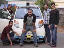 டிரைவரில்லாமல் இயங்கும் டாடா நானோ கார்: சாஃப்ட்வேர் எஞ்சினியர் அசத்தல்!