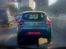 சென்னையில் எடுக்கபட்ட ரெனோ க்விட் ஏஎம்டியின் ஸ்பை படங்கள் வெளியாகியது