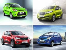 ஆல்ட்டோ 800 Vs இயான் Vs க்விட் Vs ரெடி கோ .... மக்கள் ஆதரவு எந்த மாடலுக்கு?