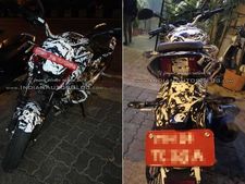 பஜாஜ் பல்சர் சிஎஸ்400 பைக்கின் ஸ்பை படங்கள் வெளியாகியது