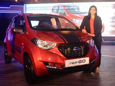 லிமிட்டெட் எடிஷன் டட்சன் ரெடி கோ ஸ்போர்ட் அறிமுகம் செய்தார் சாக்ஷி மல்லிக்