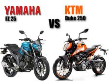  கேடிஎம் ட்யூக்250 VS யமஹா எஃப்இசட்-25: இரண்டில் சிறந்த பைக் எது தெரியுமா?