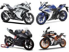 ரூ.4 லட்சத்திற்குள் அட்டகாசமான ஸ்போர்ட்ஸ் பைக்குகளின் பட்டியல்!!