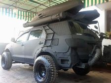 சாகசப் பயணத்திற்காக மாற்றியமைக்கப்பட்ட டொயோட்டா ஃபார்ச்சூனர்