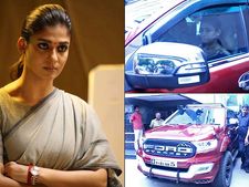 மிரட்டும் புதிய எஸ்யூவி காரில் சென்று ரசிகர்களை சந்தித்த ’லேடி சூப்பர் ஸ்டார்’ நயன்தாரா..!!