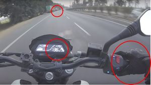 140 கிமீ வேகத்தில் பறந்த பஜாஜ் டோமினார்... ஏபிஎஸ் மட்டும் இல்லாட்டி... !!