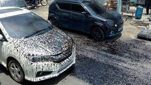 கோவையில் கார்கள் மீது சிதறிய தார்..! காரில் இருந்து தாரை அகற்ற பாதுகாப்பான வழிமுறை இதோ..!