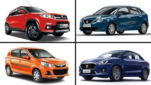 போட்டியாளர்களை வூடு கட்டி அடிக்கும் மாருதி சுசூகி.. டாப் 10ல் முதல் 5 இடங்களை அள்ளியது..