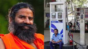 ஒரு லிட்டர் பெட்ரோலை ரூ 35க்கு வழங்க பதஞ்சலி நிறுவனம் தயார்: பாபா ராம்தேவ்