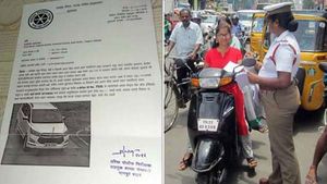 காரில் சென்றாலும் ஹெல்மெட் கட்டாயம்.. போலீசார் புதிய ரூல்ஸ்...