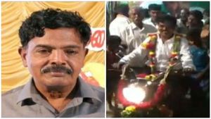 தலைமை ஆசிரியருக்கு புல்லட் பரிசளித்த மாணவ, மாணவிகள்... காரணம் தெரிந்தால் பெருமைப்படுவீர்கள்