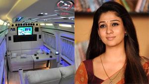 திடீரென உள்ளே புகுந்து ரெய்டு நடத்திய அதிகாரிகள்... நடிகை நயன்தாராவின் சொகுசு வேன் பறிமுதல்...