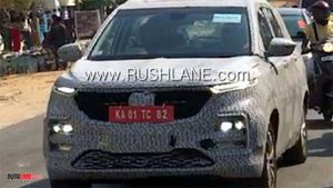 அசத்தும் அம்சங்களுடன் எம்ஜி ஹெக்டர் எஸ்யூவி: புதிய ஸ்பை படங்கள்!