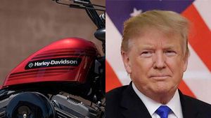 ஹார்லி டேவிட்சன் பைக்குகள் மீது வரியை மேலும் குறைக்க டிரம்ப் வலியுறுத்தல்!