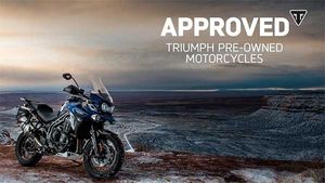 யூஸ்டு பைக் விற்பனையில் இறங்குகிறது ட்ரையம்ஃப் நிறுவனம்!