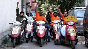 சூப்பர்... திருச்சி மாநகரை கலக்கும் மாற்றுத்திறனாளிகளின் ஸ்கூட்டர் டாக்ஸி! கட்டணம் எவ்வளவு தெரியுமா?