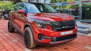 பளபளக்கும் கியா செல்டோஸ்... புத்தம் புதிய நிறத்திற்கு மாற்றியமைத்துள்ள வாடிக்கையாளர்