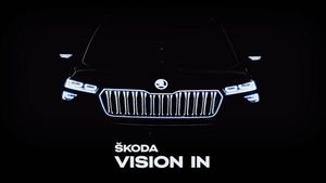 ஸ்கோடா விஷன் இந்தியா மாடலின் புதிய டீசர் வெளியீடு... கார் இப்படி தான் இருக்கும்...!