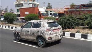 மஹிந்திரா எக்ஸ்யூவி300 எலக்ட்ரிக் கார் முதன்முறையாக இந்தியாவில் சோதனை ஓட்டம்..!