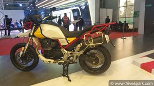 ஆட்டோ எக்ஸ்போவில் தோன்றிய மோட்டோ குஸ்ஸி வி85 டிடி பைக்... இதோட விலை தெரிஞ்சா வாயை மூடவே மாட்டிங்க..!