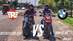 ராயல் என்பீல்டு இன்டர்செப்டர் vs பிஎம்டபிள்யூ ஜி 310ஜிஎஸ்.. எது ஜெயிச்சுதுனு தெரிஞ்சா அசந்துருவீங்க!