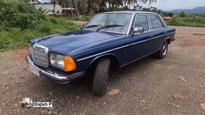 சுமார் 35 வருடத்திற்கு பிறகு புதிய தோற்றத்தை பெற்ற 1984 மெர்சிடிஸ் டபிள்யூ123 செடான்...