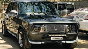 மாடர்ன் கார்களுக்கே சவால்விடும் தோற்றத்தில் மாடிஃபைடு ப்ரீமியர் 118 என்இ செடான் கார்...