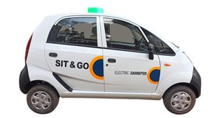 டாடா நானோ எலெக்ட்ரிக் கார்களுடன் பெங்களூரில் புதிய டாக்சி சேவை!