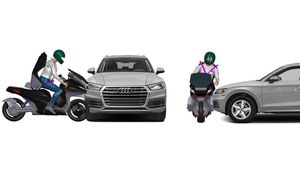 பைக்கிற்கு சீட் பெல்ட்டா!! இத்தாலி நாட்டு நிறுவனம் வடிவமைப்பு... யாருமே யோசிச்சதில்ல!