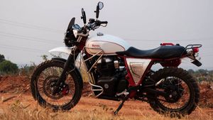 ராயல் என்பீல்டு ரசிகரால் மட்டும் தான் இது முடியும்!! அட்வென்ச்சர் பைக்காக மாறிய இண்டர்செப்டர் 650...