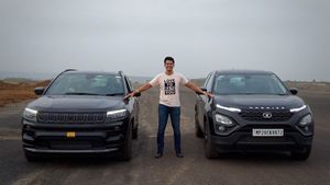 பரபரப்பாக நடந்த டாடா ஹெரியர் vs ஜீப் காம்பஸ் பந்தயம்!! முடிவை எதிர்பார்த்திருக்கவே மாட்டீங்க!