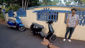 இவ்ளோ கம்மியான எடைக்கே ஓலா மின்சார ஸ்கூட்டர் நாக்க தள்ளிருச்சே.. வீடியோவ பாத்தீங்க அது வேண்டாம்னு ஓடிருவீங்க!