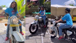 ராயல் என்பீல்டு கிளாசிக் 350 பைக்கை வாங்கிய நடிகை.. அந்த நடிகையா இவங்க! கொஞ்சம் லேசா ஆள் மாறிட்டு இருக்காங்க!