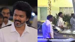 நடிகர் விஜய் வந்திறங்கியது காரே இல்ல பிஎம்டபிள்யூ தேரு! இதோட விலை என்ன தெரியுமா?