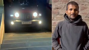 வேண்டுதல் நிறைவேறியதால் கோயிலில் இளைஞர் செய்த காரியம்! இதை பாத்து சாமிக்கே ஷாக் அடிச்சிருக்கும்!