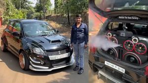 17 லட்ச ரூபா செலவு பண்ணி என்ன பலன்? முழுசா இல்லீகல் காராக மாறிய ஸ்விஃப்ட்! போலீஸ் எப்போ வேணாலும் இத துக்கலாம்!