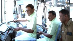 டிரைவர்லாம் ஓரமா நில்லு! அரசு பஸ்ஸை ஓட்டியது இவ்ளோ பெரிய ஆளா! உத்து பாத்ததுக்கு அப்புறம்தான் அடையாளமே தெரியுது