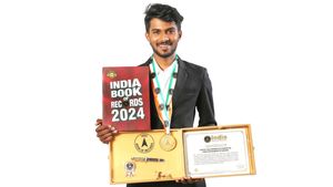 இவ்வளவு சின்ன வயதில் எவ்வளவு பெரிய சாதனை!! 24 வயது இளைஞரின் பெயர் இந்திய சாதனைகள் புத்தகத்தில்...
