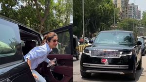 ஓட்டு போட அவரை போலவே கம்பீரமான காரில் வந்திறங்கியது அந்த நடிகையா? ரசிகர்களின் கண்ணு மொத்தமும் அங்கே தான்!