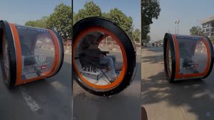 குஜராத் சாலையில் வலம் வந்த டயரில்ல விநோத வாகனம்.. 80 கிமீ தூரம் வரை டிராவல் பண்ணுமா!