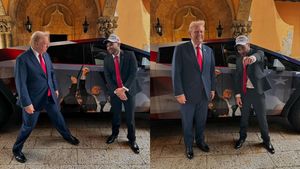 டிரம்ப்புக்கு காரை கிஃப்ட் பண்ணவங்க யாரென்று தெரிந்தால் ஷாக் ஆயிடுவீங்க... டிரம்ப் சொன்ன ஒரே வார்த்தை!!