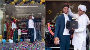 நம்மில் நிறைய பேருக்கு இதெல்லாம் இன்னும் கனவாகவே இருக்கு... மொத்த குடும்பத்தையும் ஆச்சிரியப்படுத்திய இளைஞர்!!