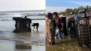 பெண் ஒருவர் ஓட்டியும் வாகனம் எப்படி கவிழ்ந்தது? பார்த்தவர்கள் கூறும் பரபரப்பு சம்பவங்கள்!!