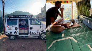 சொகுசு பங்களா போல மாறிய ஈக்கோ வேன்! இவ்வளவு கம்மி செலவுல பண்ண முடியுமா?