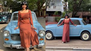 சின்ன வயசுல இருந்தே ஆசைப்பட்ட காரை வாங்கிய தேவதை! அவங்களா இது! அதான் எங்கயோ பாத்த மாதிரியே இருக்கேனு தோணுச்சு!