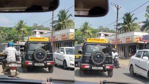 டிரைவிங் ஸ்கூலுக்கு பயன்படுத்த கூடிய காரா இது! வேற ஒரு காரு டிரைவர் வீடியோ எடுத்ததால தெரிய வந்திருக்கு!