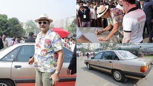 40 வருட பழைய ஆடி கார்... இவரிடம் இருக்கும் பணத்திற்கு எந்த காரில் வேண்டுமென்றாலும் வந்திருக்கலாம்!