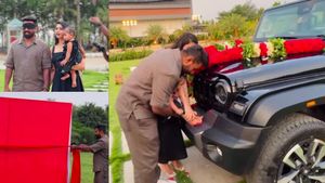 ஒரு குழந்தை ஆனதுக்கு பின்னரும் இவ்ளோ அன்பா!.. கணவனுக்கு வேற லெவல் காரை பரிசளித்த இன்ஸ்டா பிரபலம்!